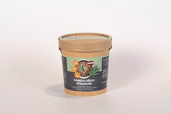 Kaņepju sēklu spraukumi, 200 g.