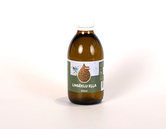 Linsēklu eļļa, 200 ml. 