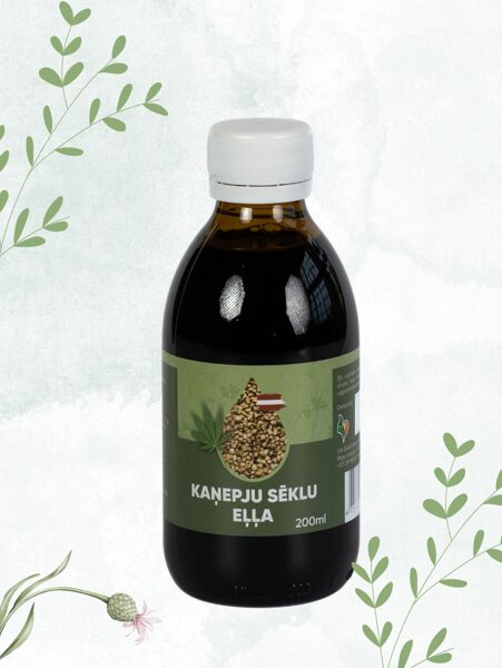 Hemp oil, 200 ml. 